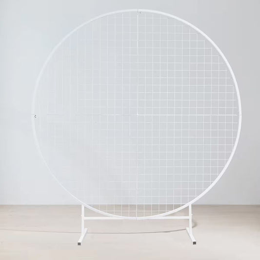 Round Mesh Backdrop Stand Hire (2m)